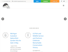 Tablet Screenshot of michiganaudubon.org